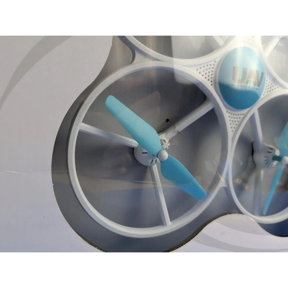 Thunder Glow Pro Drone Remote Control Quad-Copter Lights RC Flying Kids Blue